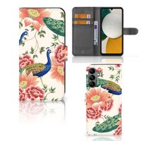 Telefoonhoesje met Pasjes voor Samsung Galaxy A34 Pink Peacock