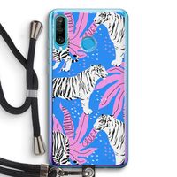 Tijger: Huawei P30 Lite Transparant Hoesje met koord