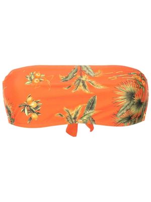 Lygia & Nanny haut de bikini Bajja à fleurs - Orange