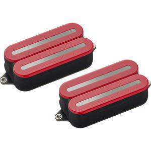 Fishman PRF-MO6-SDB Fluence Open Core Modern Humbucker Set 6-String Red / Black Nickel Rails actieve elementenset