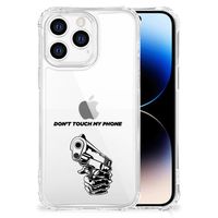 iPhone 14 Pro Anti Shock Case Gun Don't Touch My Phone