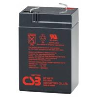 CSB Battery GP 645 Standby USV Loodaccu 6 V 4.5 Ah Loodvlies (AGM) (b x h x d) 70 x 107 x 48 mm Kabelschoen 4.8 mm Onderhoudsvrij, Geringe zelfontlading