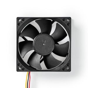 Nedis DCFAN8025BK Computerventilatordc 80 Mm 3-pin Stil