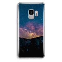 Travel to space: Samsung Galaxy S9 Transparant Hoesje - thumbnail