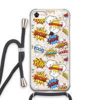 Pow Smack: iPhone 8 Transparant Hoesje met koord