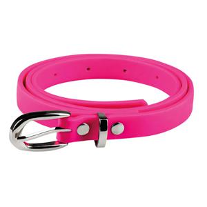 Carnaval dunne verkleed dames riem - neon roze - 115 cm - Fluoriserende riemen - kunststof