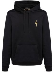 Giuseppe Zanotti hoodie à logo brodé - Noir