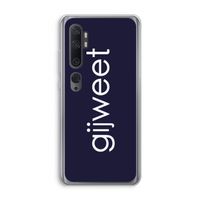 Gijweet: Xiaomi Mi Note 10 Transparant Hoesje