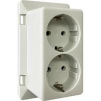 Enzo haf lasdoos dubbelstopkontakt ra deksel haf - 4047256