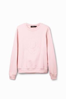 Sweatshirt logo reliëf - RED - XXL