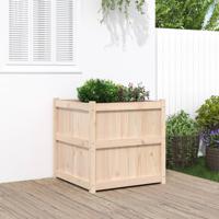 VidaXL Plantenbak 70x70x70 cm massief grenenhout