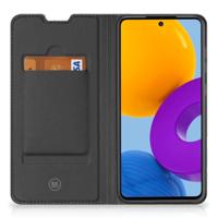 Samsung Galaxy M52 Stand Case Abstract Green Blue