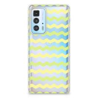 Motorola Edge 20 Pro | TPU bumper | Waves Yellow Motorola Edge 20 Pro | TPU bumper | Waves Yellow