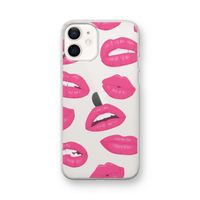 Bite my lip: iPhone 12 mini Transparant Hoesje