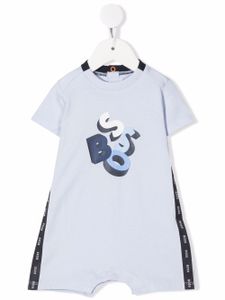 BOSS Kidswear pyjama à logo imprimé - Bleu