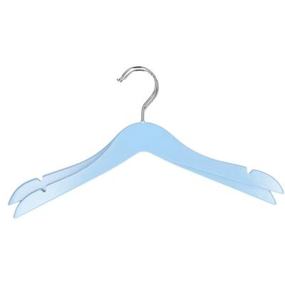 Storage Solutions kledinghangers voor kinderen - 2x stuks - hout - Klerenhangers - blauw