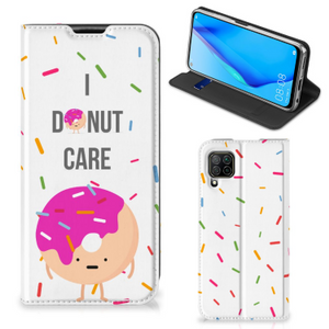 Huawei P40 Lite Flip Style Cover Donut Roze