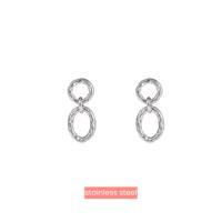 Day&Eve Oorbellen Double Circles | Zilver