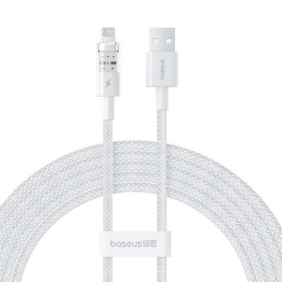 Baseus Gem USB naar IP 2.4A snellaadkabel 2 m Wit