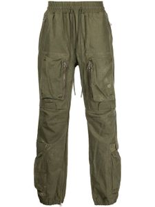 Readymade pantalon cargo à lien de resserrage - Vert