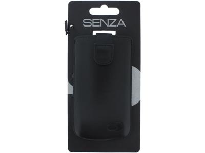 Senza Senza Leather Slide Case Black Size L