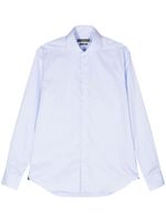 Corneliani Katoenen twill overhemd - Blauw - thumbnail