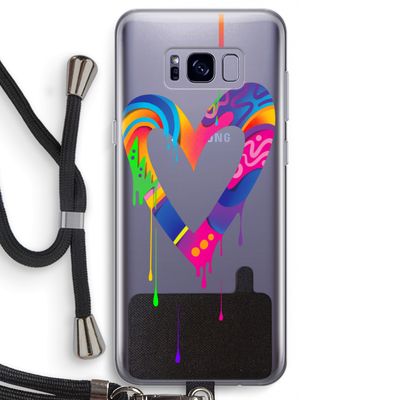 Melts My Heart: Samsung Galaxy S8 Transparant Hoesje met koord