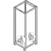 nVent SCHROFF 27230068 19 inch Wielen voor patchkast Meerdere kleuren - thumbnail