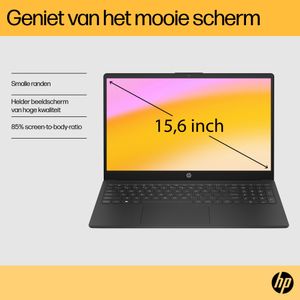 HP 15-fc0355nd AMD Ryzen™ 5 7520U Laptop 39,6 cm (15.6") Full HD 16 GB LPDDR5-SDRAM 512 GB SSD Wi-Fi 6 (802.11ax) Windows 11 Home Zilver