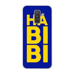 Habibi Blue: Samsung Galaxy A6 Plus (2018) Transparant Hoesje