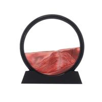 Zandkunst - Rood - Bewegende Zandloper Zandkunst - Rood - Bewegende Zandloper