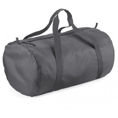 Bagbase Sporttas - grijs - 32 liter - weekendtas - 50 x 30 x 26 cm - polyester - 1 compartiment