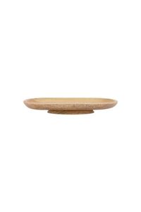 Zusss Ovalen Stylingsbord Hout 30x15x4Cm