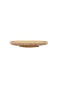 Zusss Ovalen Stylingsbord Hout 30x15x4Cm