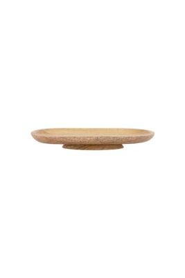 Zusss Ovalen Stylingsbord Hout 30x15x4cm