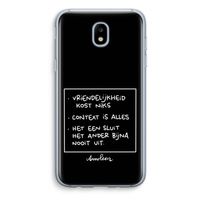 Mijn Motto's: Samsung Galaxy J5 (2017) Transparant Hoesje