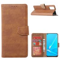 OPPO A72 | A52 I A92 Walletcase Hoesje Bruin met Standaard OPPO A72 | A52 I A92 Walletcase Hoesje Bruin met Standaard