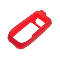 Fiets handheld code tabel schokbestendig silicone kleurrijke beschermende case voor Garmin GPSMAP66st/66s (rood)