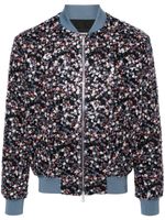 DSQUARED2 veste Blossoms à sequins - Noir - thumbnail