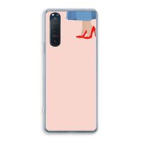 High heels: Sony Xperia 5 II Transparant Hoesje