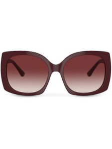 Dolce & Gabbana Eyewear lunettes de soleil à monture papillon - Rouge