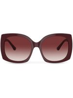 Dolce & Gabbana Eyewear lunettes de soleil à monture papillon - Rouge