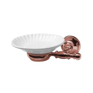 Zeephouder Sapho Perla Hangend 17.3x5.5 cm Rose Goud / Wit Sapho