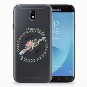 Samsung Galaxy J7 2017 | J7 Pro Telefoonhoesje met Naam Boho Dreams