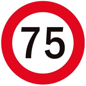 75 geworden bierviltjes