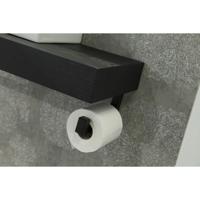 Looox Beugel Mini Base Shelf, 16 cm mat zwart