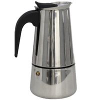 RVS moka/espresso koffie apparaat voor 9 kopjes