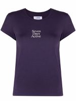 7 DAYS Active t-shirt à logo imprimé - Violet 7 DAYS Active t-shirt à logo imprimé - Violet