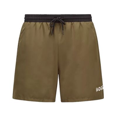 Hugo Boss Starfish zwemshort khaki
