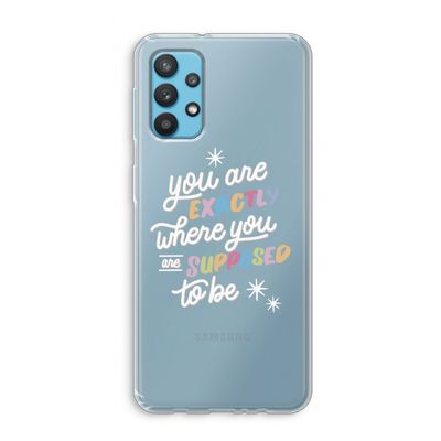 Right Place: Samsung Galaxy A32 4G Transparant Hoesje